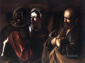 Caravaggio Werke - Die Denial of St Peter Caravaggio